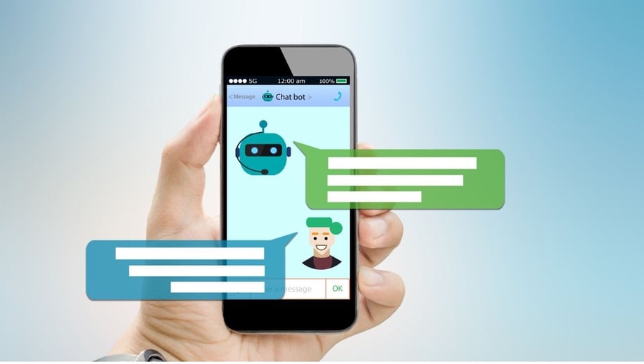 Chatbot on the mobile phone instant messages
